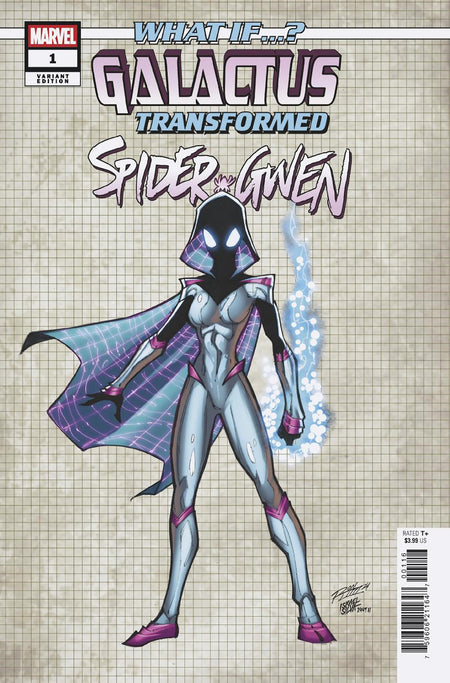 Stock Photo of What If...? Galactus: Galactus Transformed Spider-Gwen? #1 Ron Lim 1:10 Design Variant Marvel Comics Comics sold by Stronghold Collectibles of Acadiana Lafayette, LA