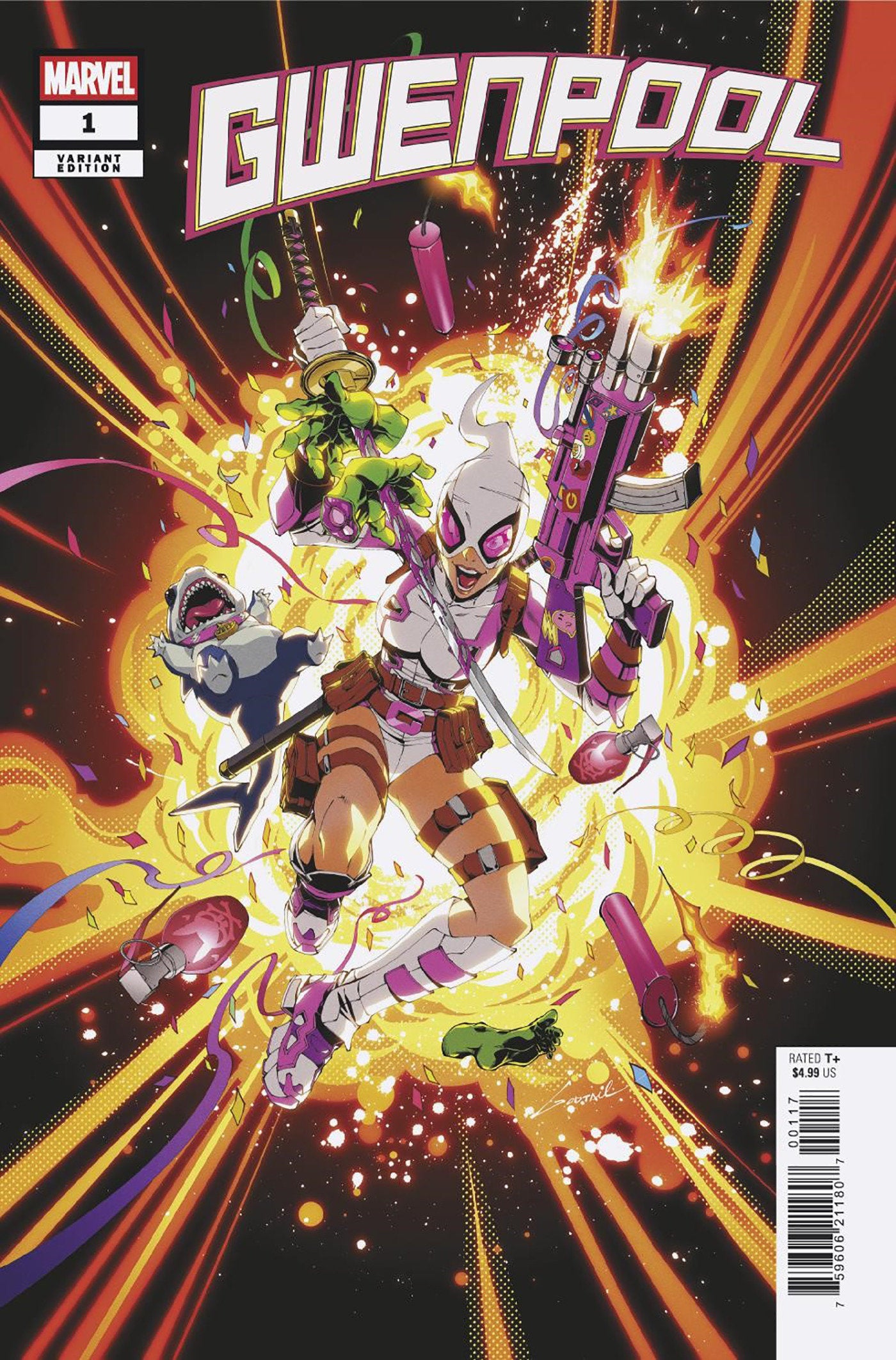 Stock Photo of Gwenpool #1 Godtail 1:25 Ratio Variant Marvel Comics Comics sold by Stronghold Collectibles of Acadiana Lafayette, LA