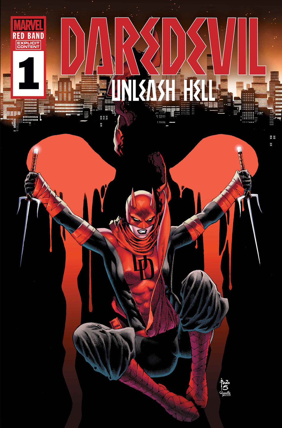 Daredevil: Unleash Hell - Red Band #1 [Polybagged] PRESALE Orders due 11/25