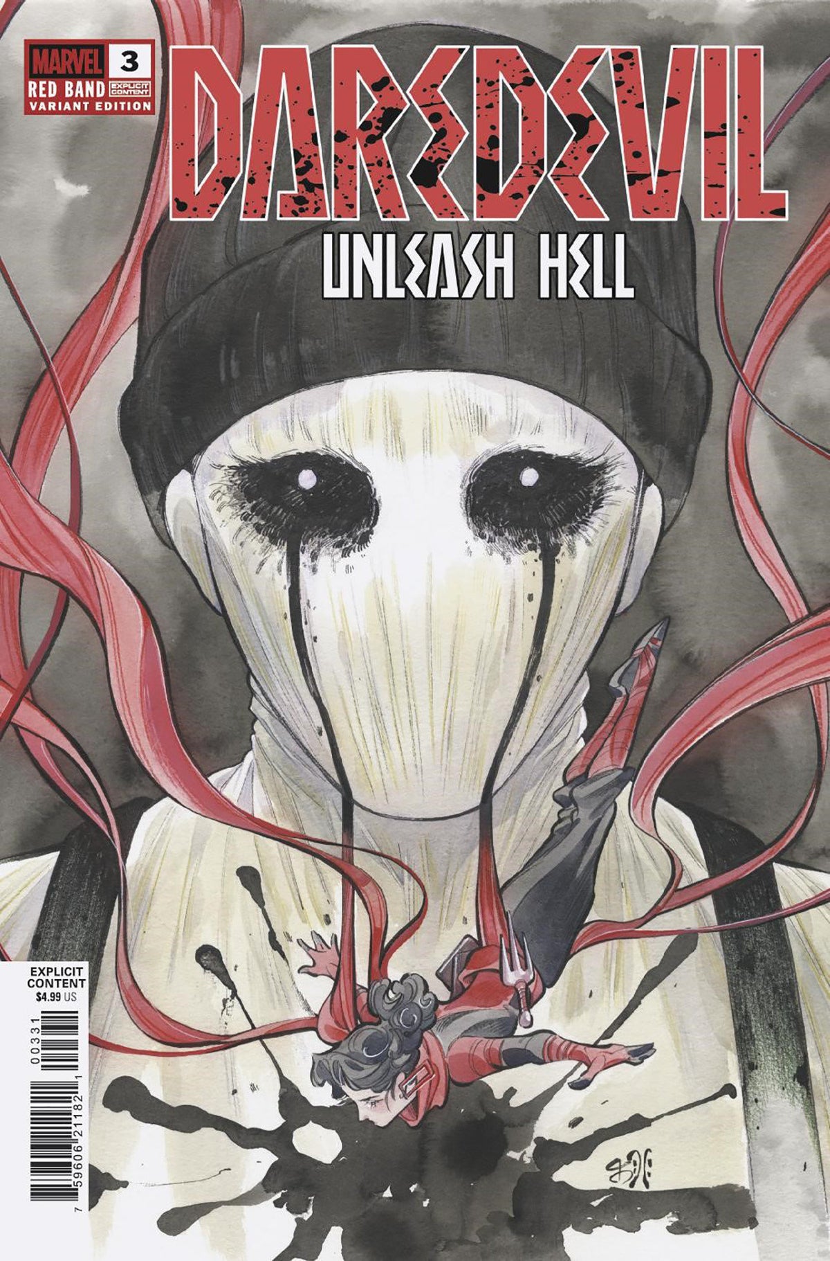 Stock Photo of Daredevil: Unleash Hell - Red Band #3 Peach Momoko Variant [Polybagged] Marvel Comics Comics sold by Stronghold Collectibles of Acadiana Lafayette, LA
