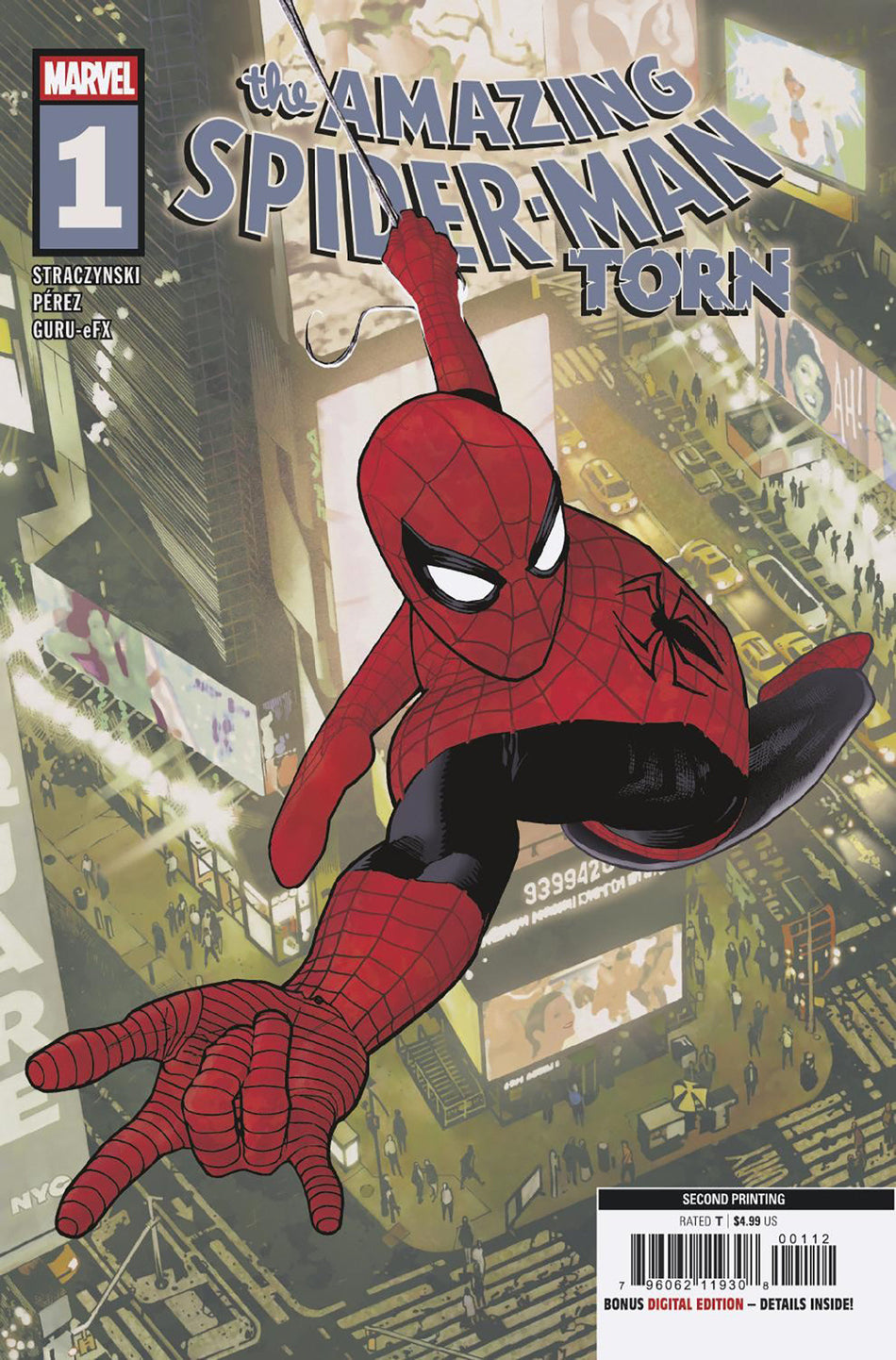 Stock Photo of  Amazing Spider-Man: Torn #1 Adam Hughes 2 Nd Printing Variant Marvel Comics Comics sold by Stronghold Collectibles of Acadiana Lafayette, LA