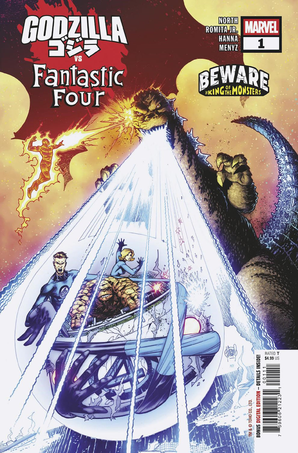 Stock Photo of Godzilla vs. Fantastic Four #1 Marvel Comics Comics sold by Stronghold Collectibles of Acadiana Lafayette, LA