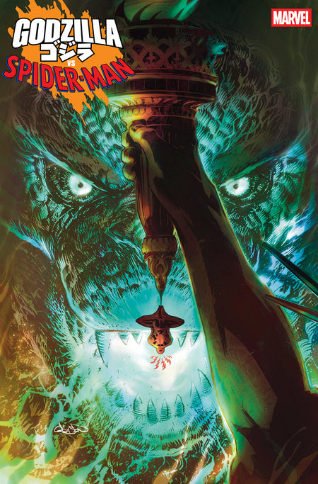 Stock Photo of Godzilla vs Spider-Man #1 Patrick Gleason Foil Variant Marvel Comics Comics sold by Stronghold Collectibles of Acadiana Lafayette, LA