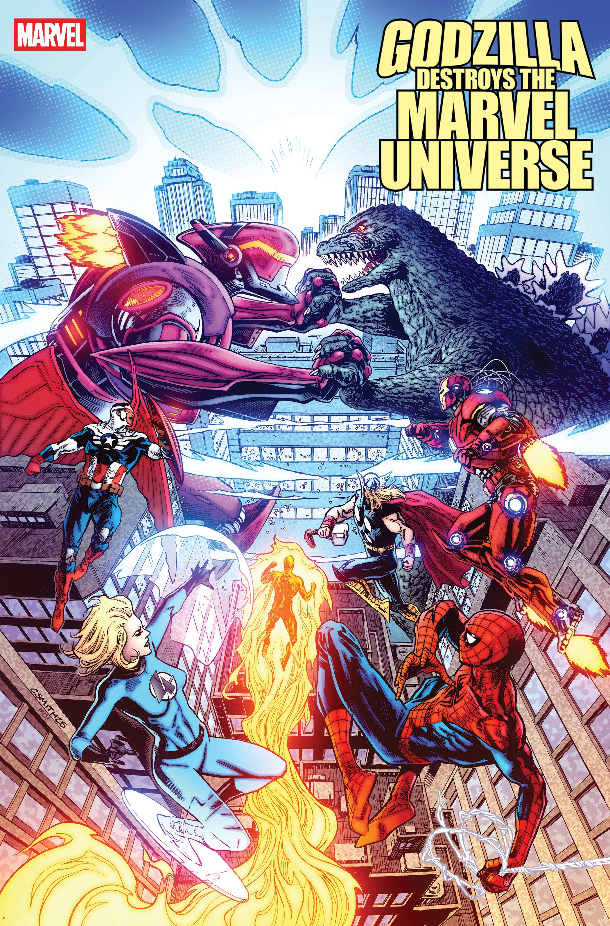 Stock Photo of  Godzilla Destroys The Marvel Universe #5 Cory Smith Variant Marvel Comics Comics sold by Stronghold Collectibles of Acadiana Lafayette, LA