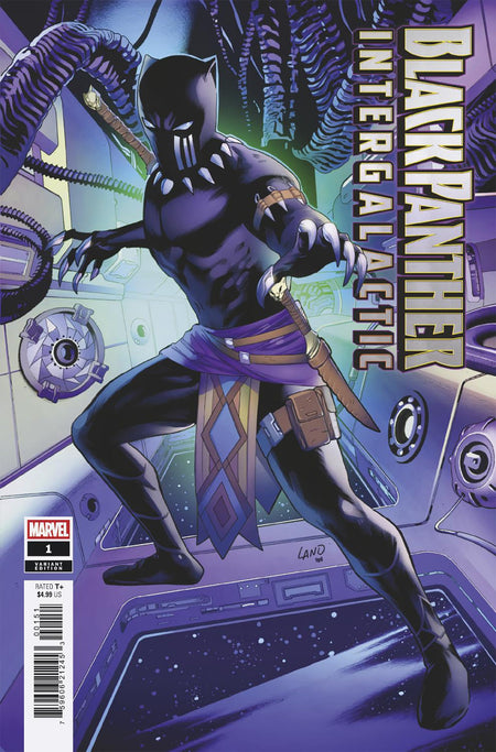Stock Photo of  Black Panther: Intergalactic #1 Greg Land Black Panther Variant Marvel Comics Comics sold by Stronghold Collectibles of Acadiana Lafayette, LA