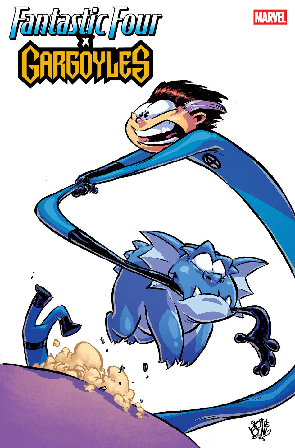 Stock Photo of Fantastic Four/Gargoyles #1 Skottie Young Variant Marvel Comics Comics sold by Stronghold Collectibles of Acadiana Lafayette, LA