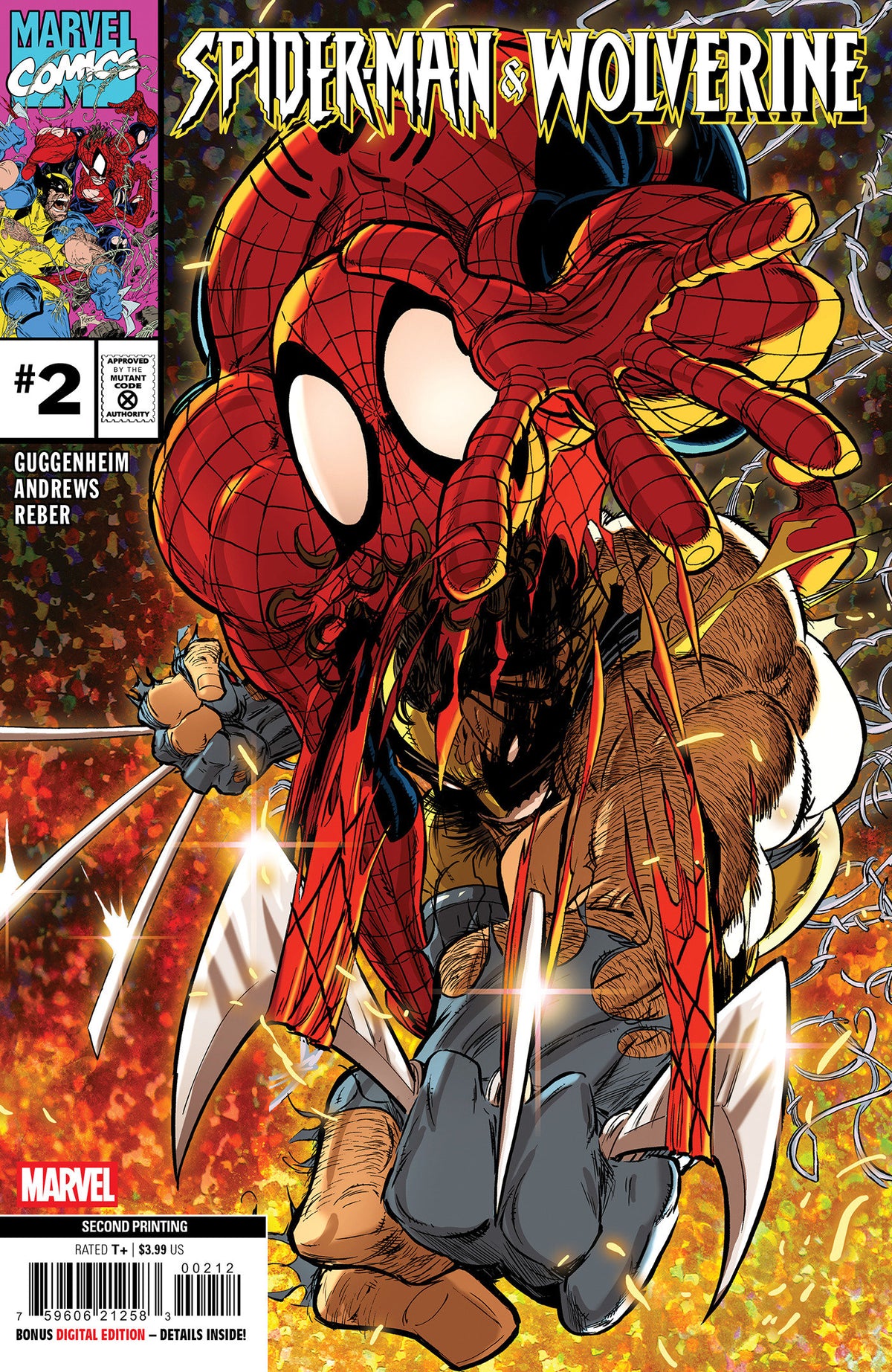 Stock Photo of Spider-Man & Wolverine #2 Kaare Andrews 2nd Print Variant Marvel Comics Comics sold by Stronghold Collectibles of Acadiana Lafayette, LA