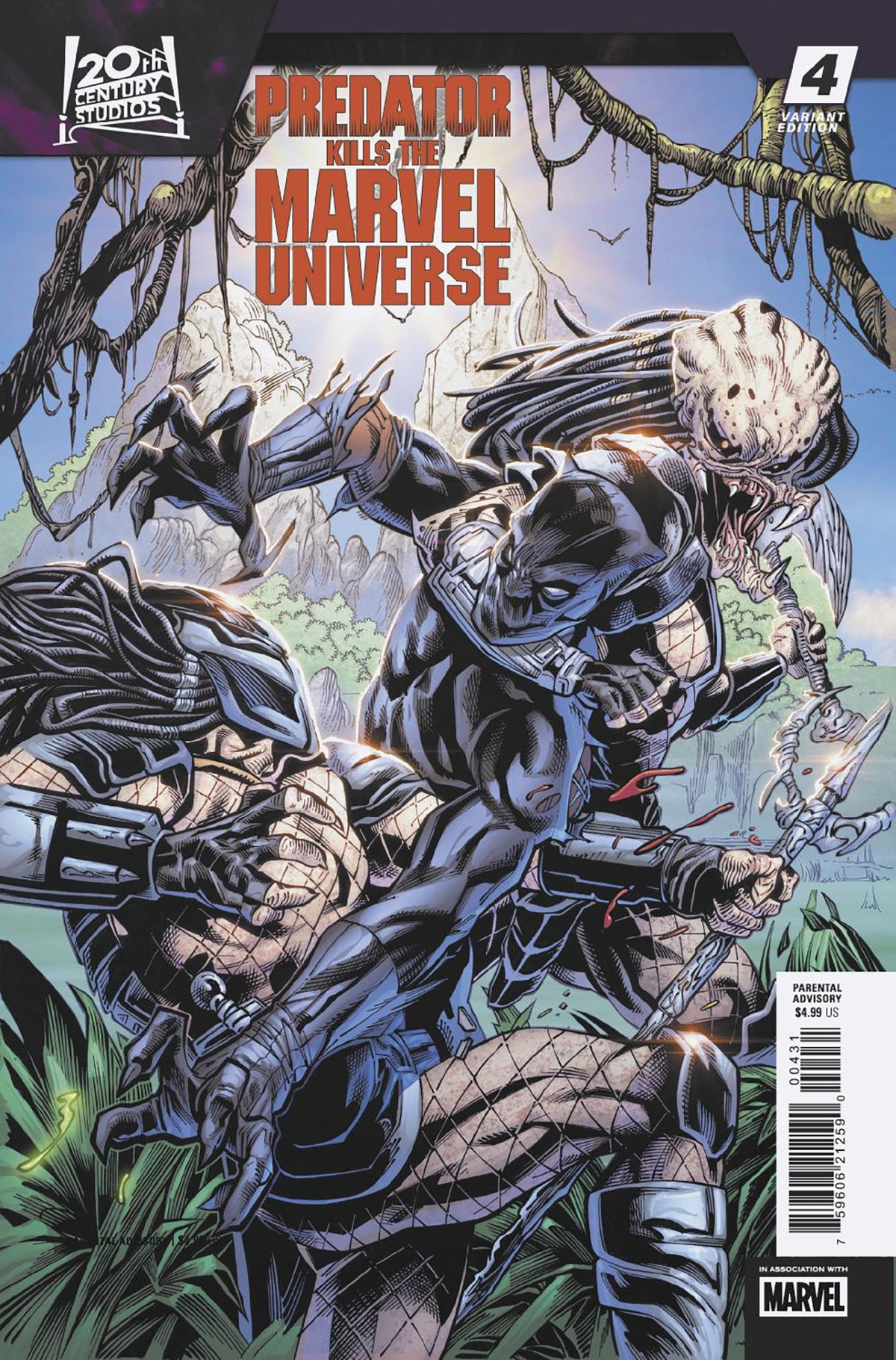 Stock Photo of  Predator Kills The Marvel Universe #4 Chris Campana Variant Marvel Comics Comics sold by Stronghold Collectibles of Acadiana Lafayette, LA