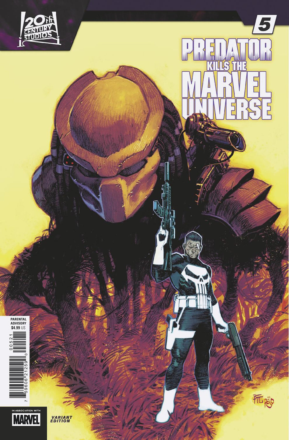 Stock Photo of  Predator Kills The Marvel Universe #5 Dike Ruan Hunting The Hunters Variant Marvel Comics Comics sold by Stronghold Collectibles of Acadiana Lafayette, LA