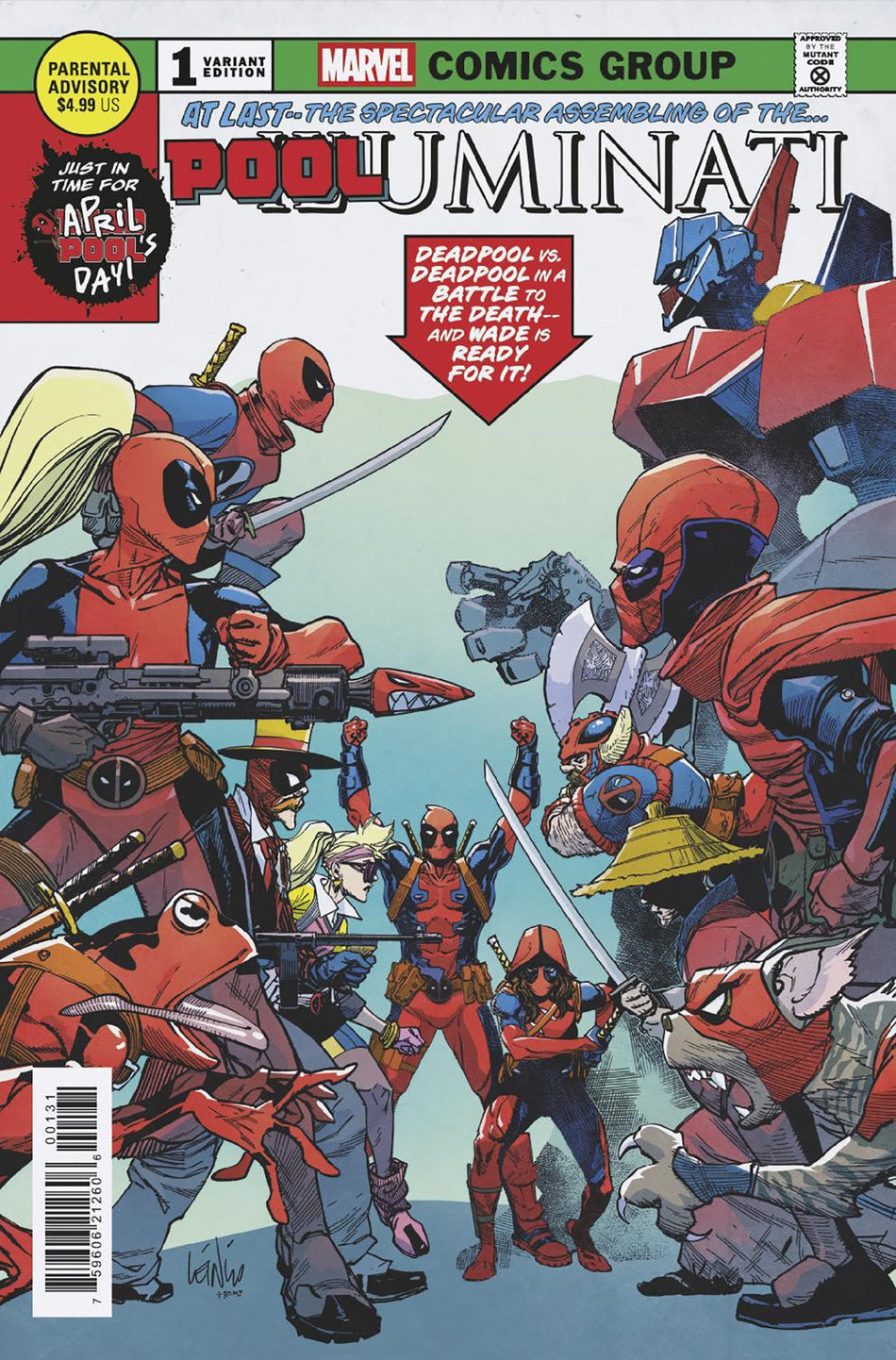 Stock Photo of Pooluminati #1 Leinil Yu Variant Marvel Comics Comics sold by Stronghold Collectibles of Acadiana Lafayette, LA