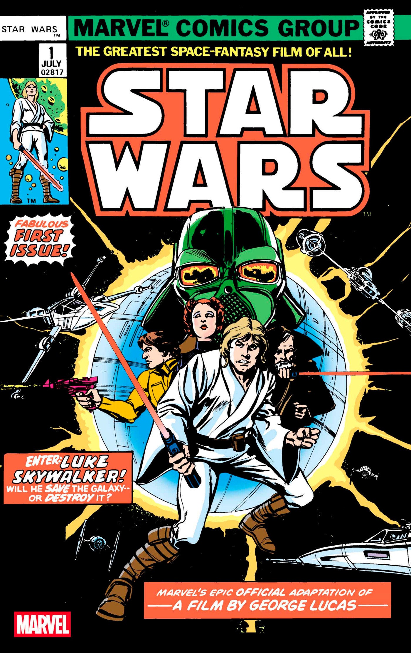 Stock Photo of Star Wars 1977 #1 Facsimile Edition [New Printing] Marvel Comics Comics sold by Stronghold Collectibles of Acadiana Lafayette, LA