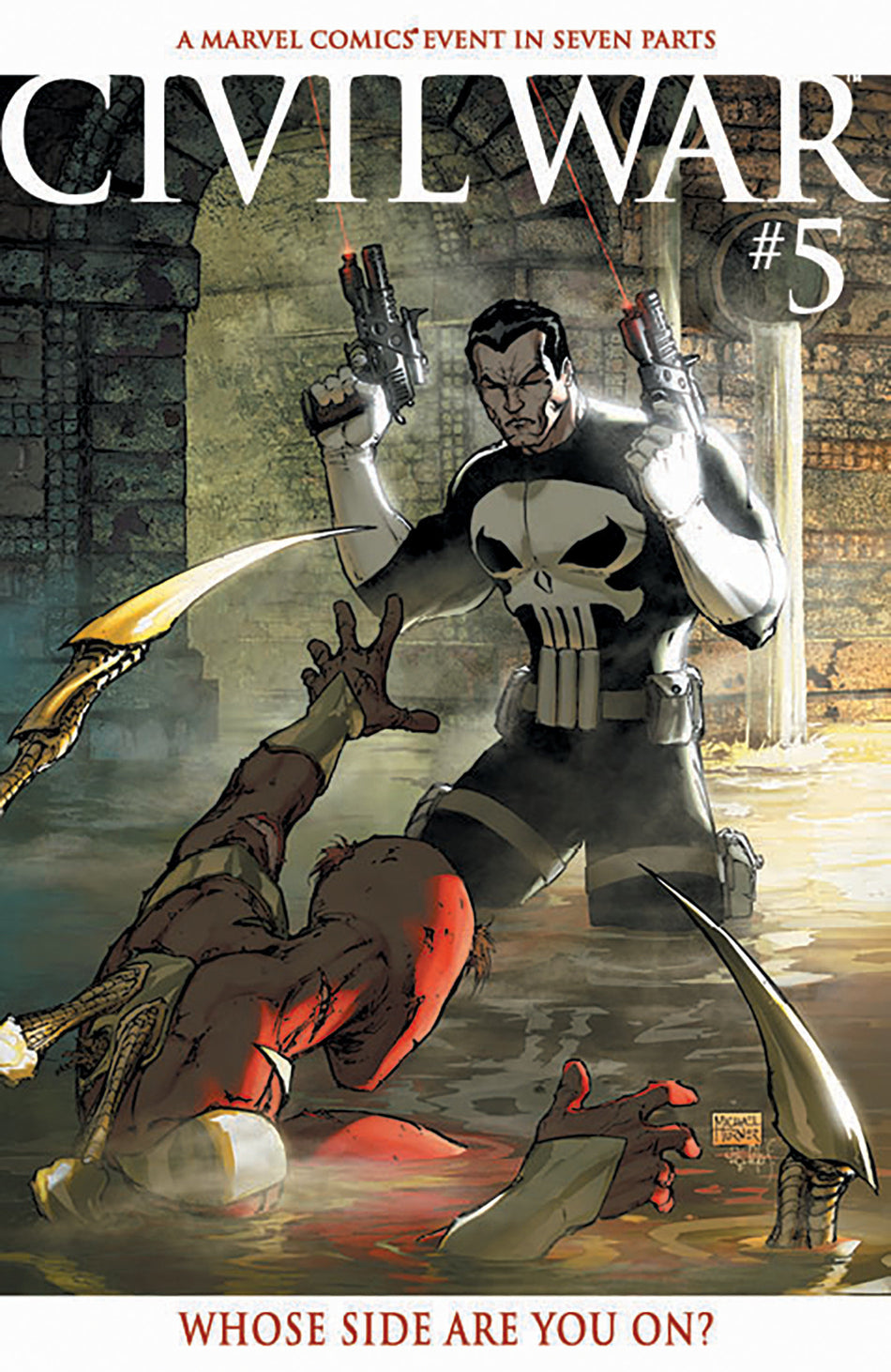 Stock Photo of  Civil War #5 Facsimile Edition Michael Turner Foil Variant Marvel Comics Comics sold by Stronghold Collectibles of Acadiana Lafayette, LA