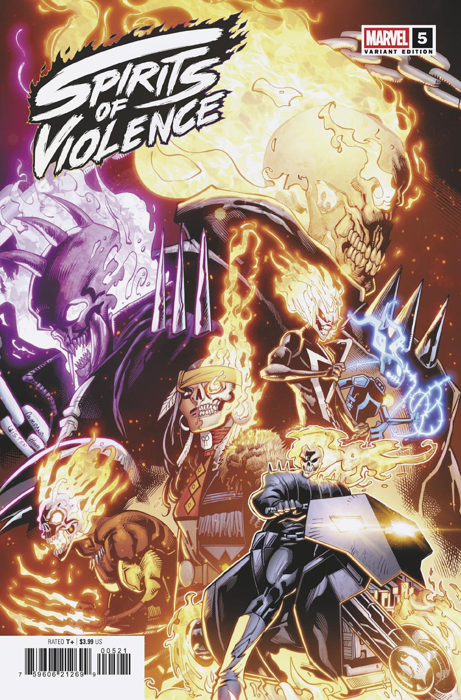 Stock Photo of  Spirits Of Violence #5 Chris Campana Variant Marvel Comics Comics sold by Stronghold Collectibles of Acadiana Lafayette, LA
