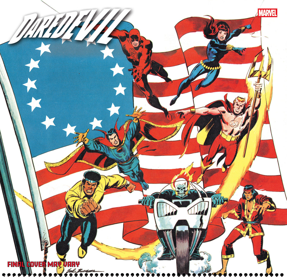 Stock Photo of  Daredevil #1 Sal Buscema Bicentennial Calendar Hidden Gem Variant Marvel Comics Comics sold by Stronghold Collectibles of Acadiana Lafayette, LA