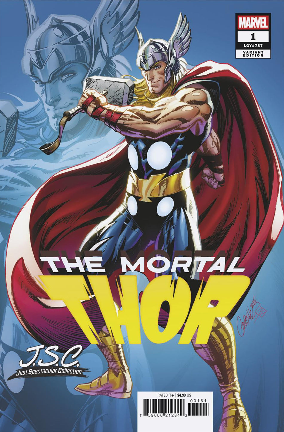 Stock Photo of Thor #1 J. Scott Campbell Just Spectacular Collection Variant Marvel Comics Comics sold by Stronghold Collectibles of Acadiana Lafayette, LA