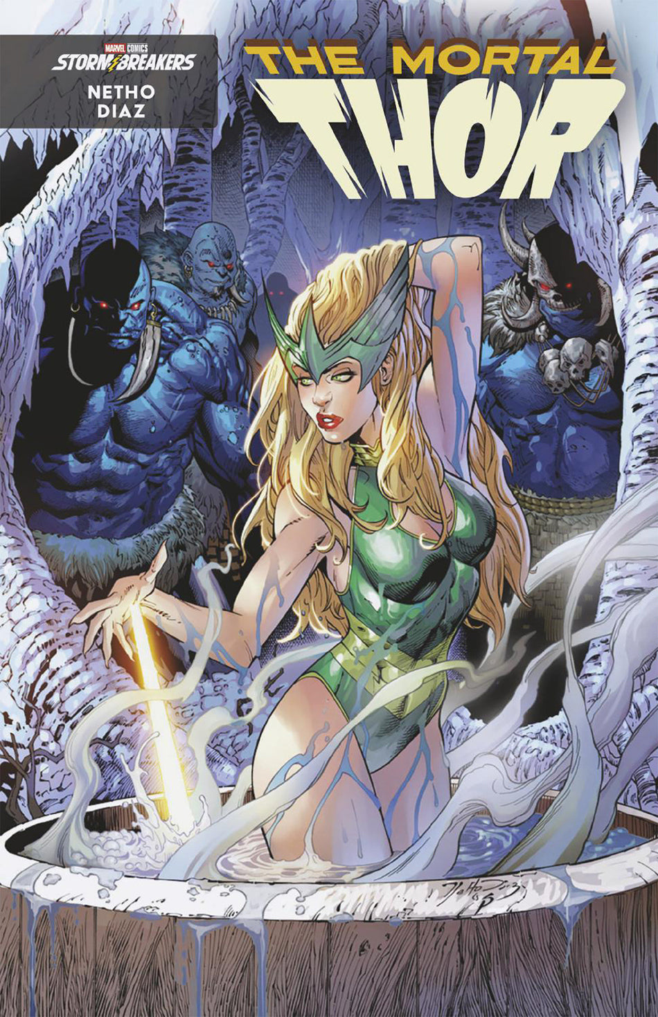 Stock Photo of  Thor #5 Netho Diaz Winter Break Variant Marvel Comics Comics sold by Stronghold Collectibles of Acadiana Lafayette, LA