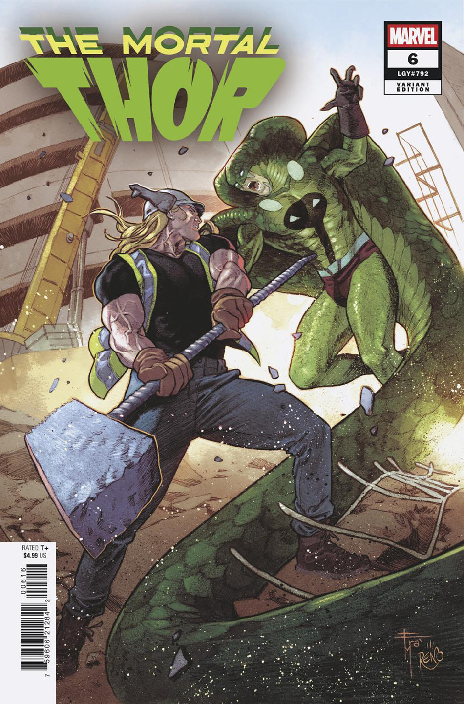 Stock Photo of  Mortal Thor #6 Francesco Mobili 1:25 Variant Marvel Comics Comics sold by Stronghold Collectibles of Acadiana Lafayette, LA