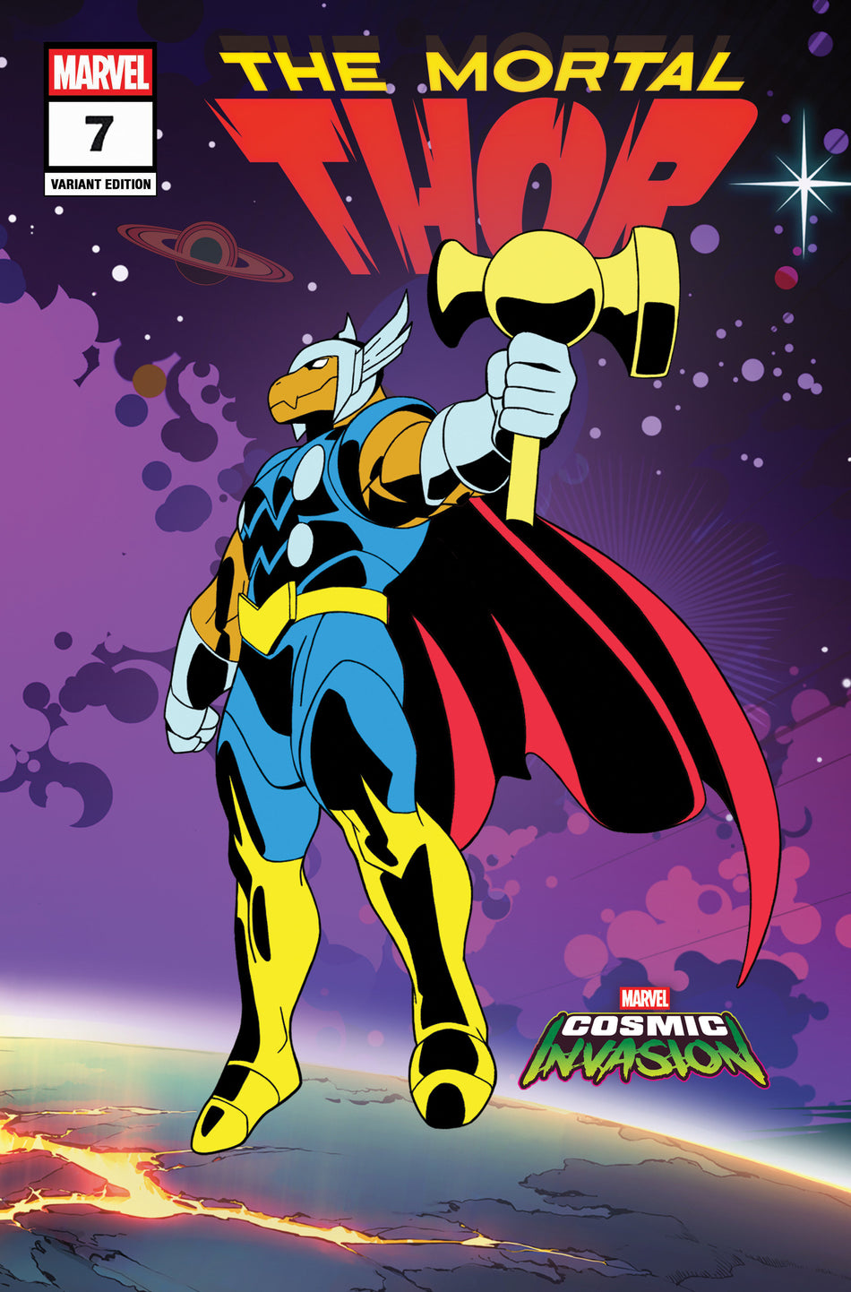 Stock Photo of  Mortal Thor #7 Marvel Cosmic Invasion Variant Marvel Comics Comics sold by Stronghold Collectibles of Acadiana Lafayette, LA