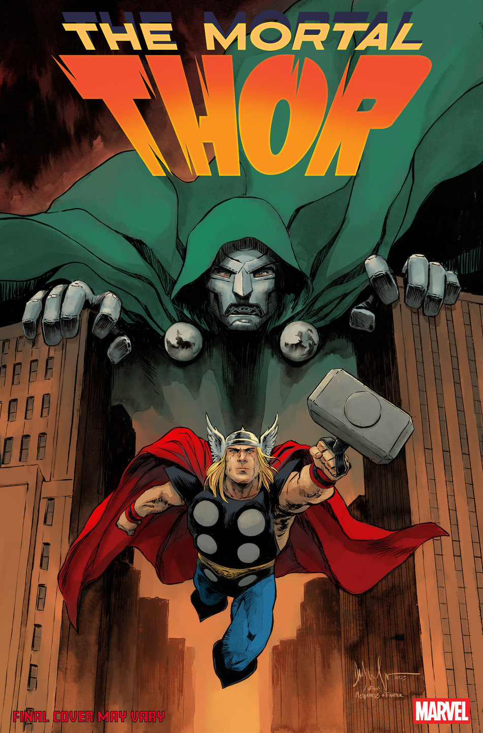 Stock Photo of  Mortal Thor #8 Dave Wachter Doom Homage Variant Marvel Comics Comics sold by Stronghold Collectibles of Acadiana Lafayette, LA