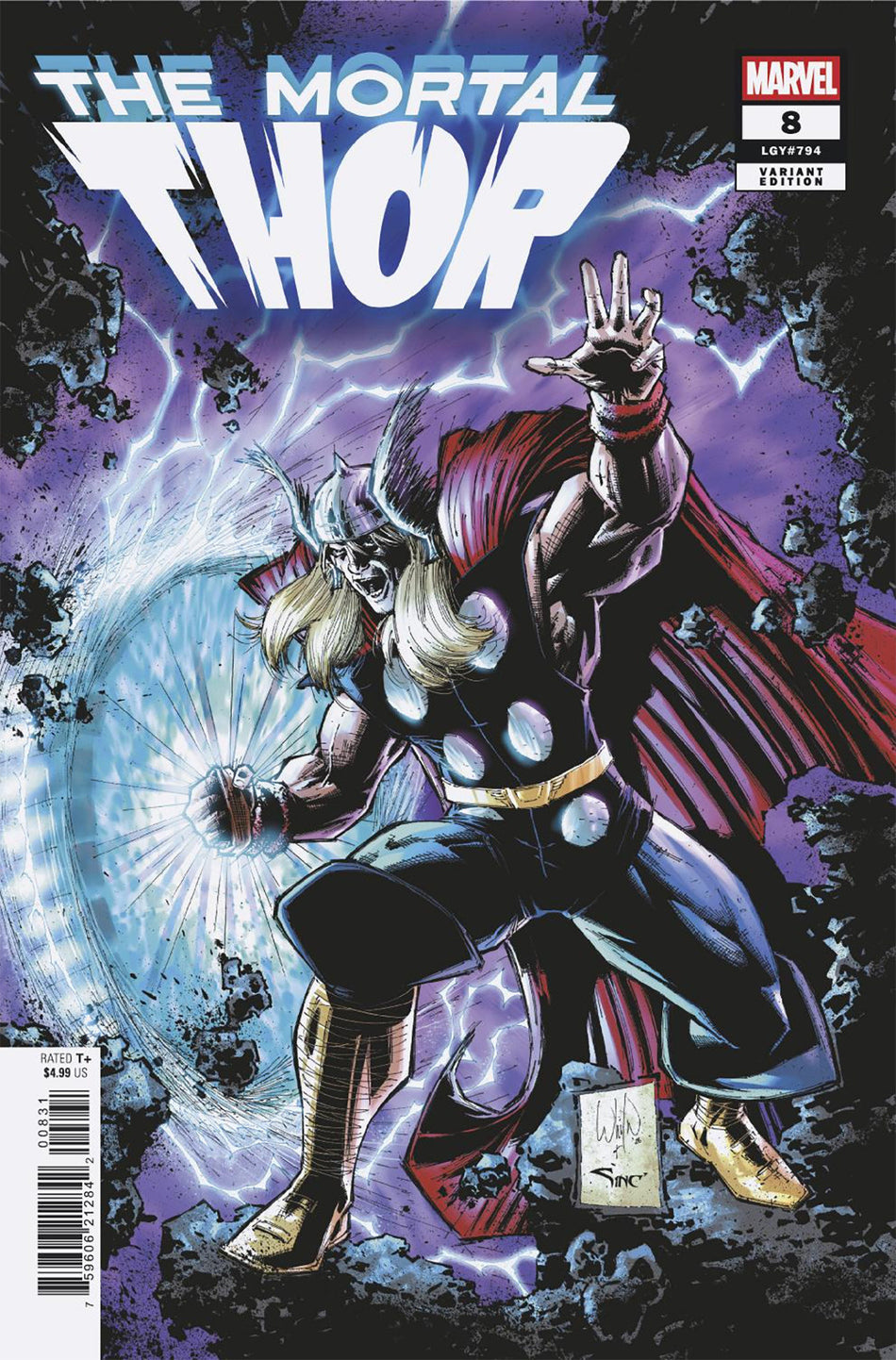 Stock Photo of  Mortal Thor #8 Whilce Portacio Variant Marvel Comics Comics sold by Stronghold Collectibles of Acadiana Lafayette, LA