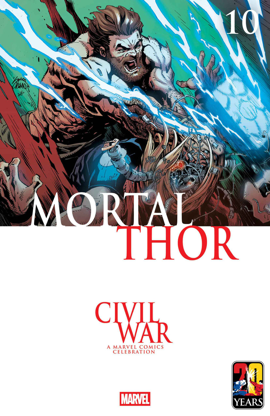 Stock Photo of  Mortal Thor #10 Ryan Stegman Civil War Celebration Variant Marvel Comics Comics sold by Stronghold Collectibles of Acadiana Lafayette, LA
