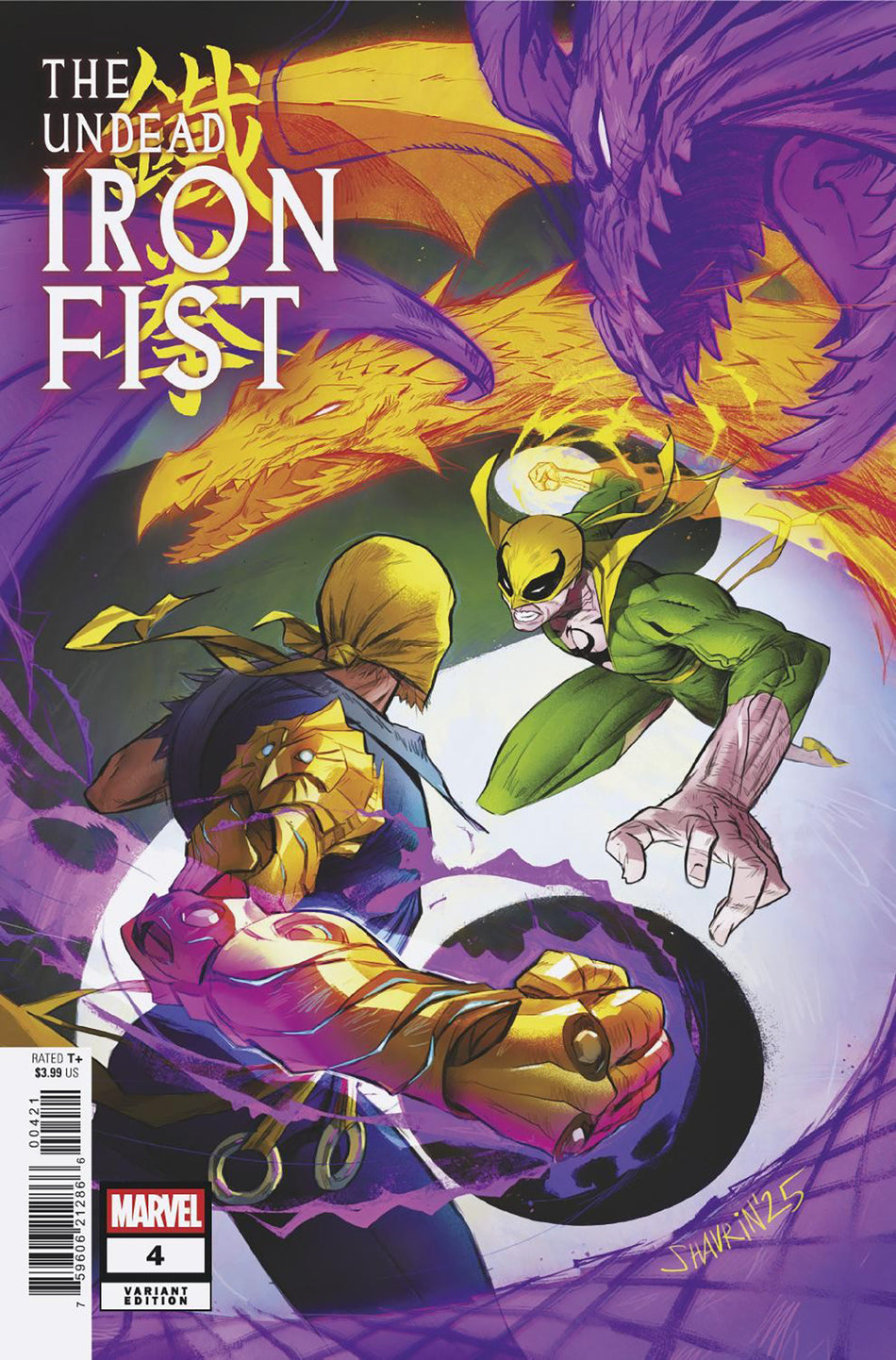 Stock Photo of  The Undead Iron Fist #4 Ivan Shavrin Variant Marvel Comics Comics sold by Stronghold Collectibles of Acadiana Lafayette, LA