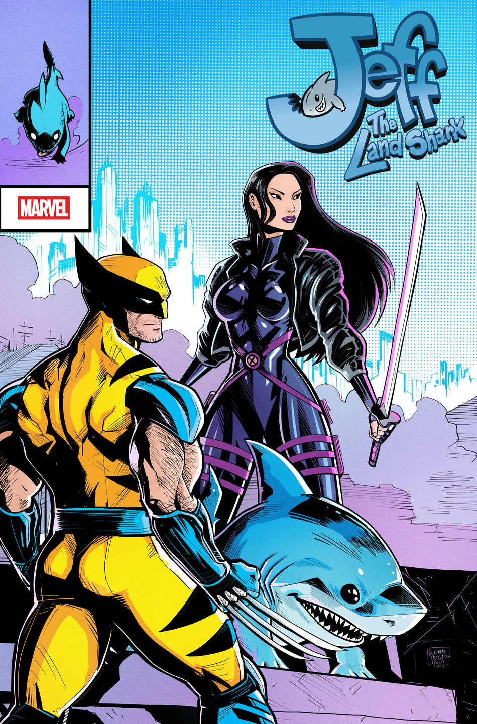 Stock Photo of Jeff The Land Shark #3 Luciano Vecchio Variant Marvel Comics Comics sold by Stronghold Collectibles of Acadiana Lafayette, LA