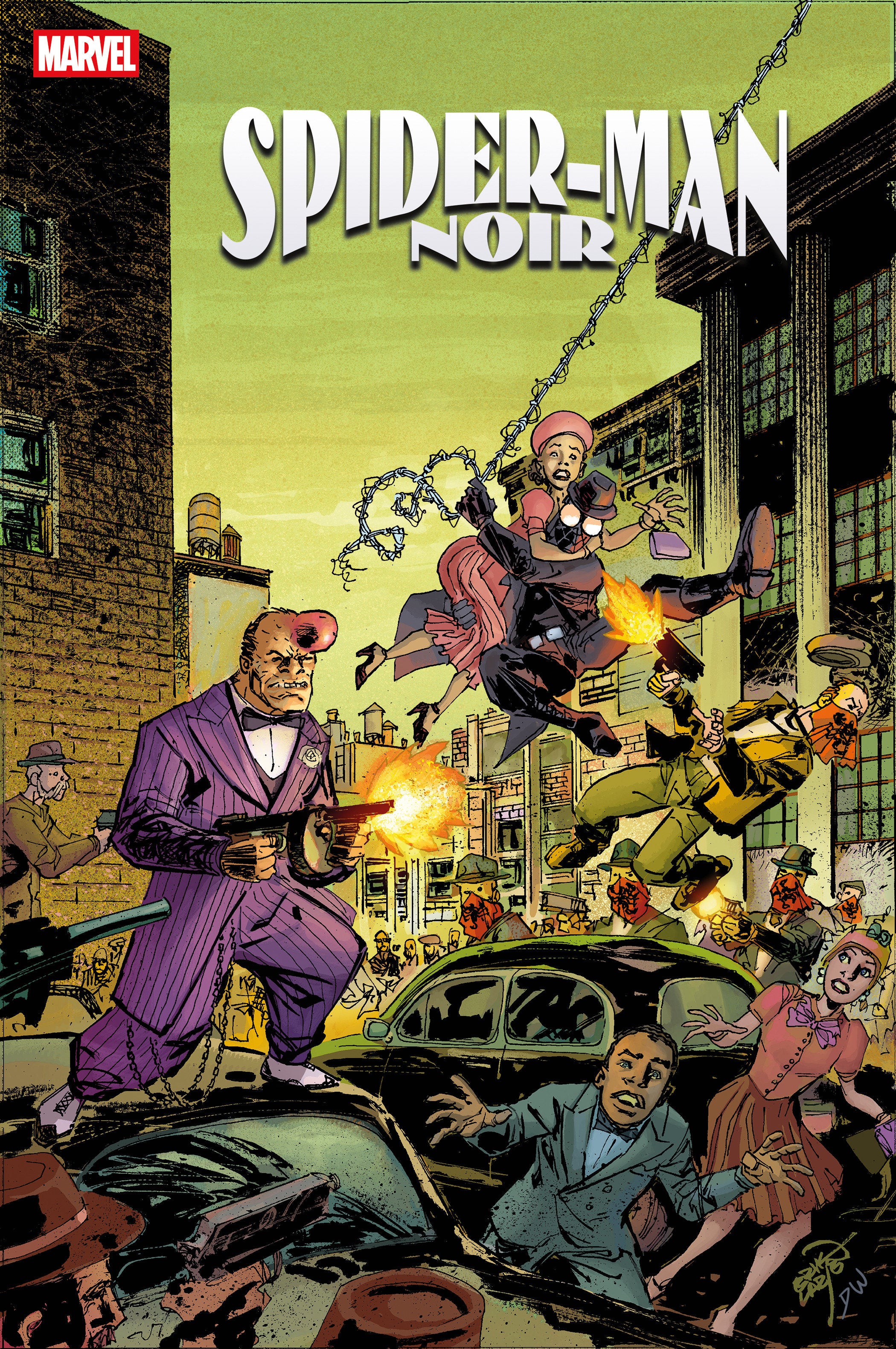 Stock Photo of Spider-Man Noir #2 Erik Larsen Variant Marvel Comics Comics sold by Stronghold Collectibles of Acadiana Lafayette, LA