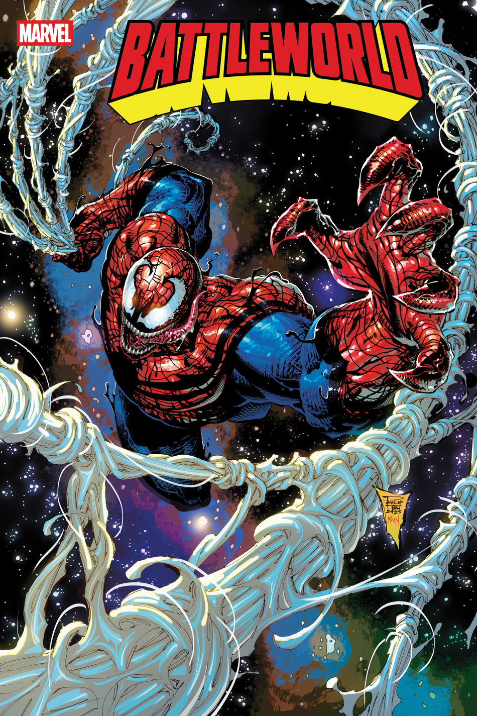 Stock Photo of  Battleworld #3 Philip Tan Venom Variant Marvel Comics Comics sold by Stronghold Collectibles of Acadiana Lafayette, LA