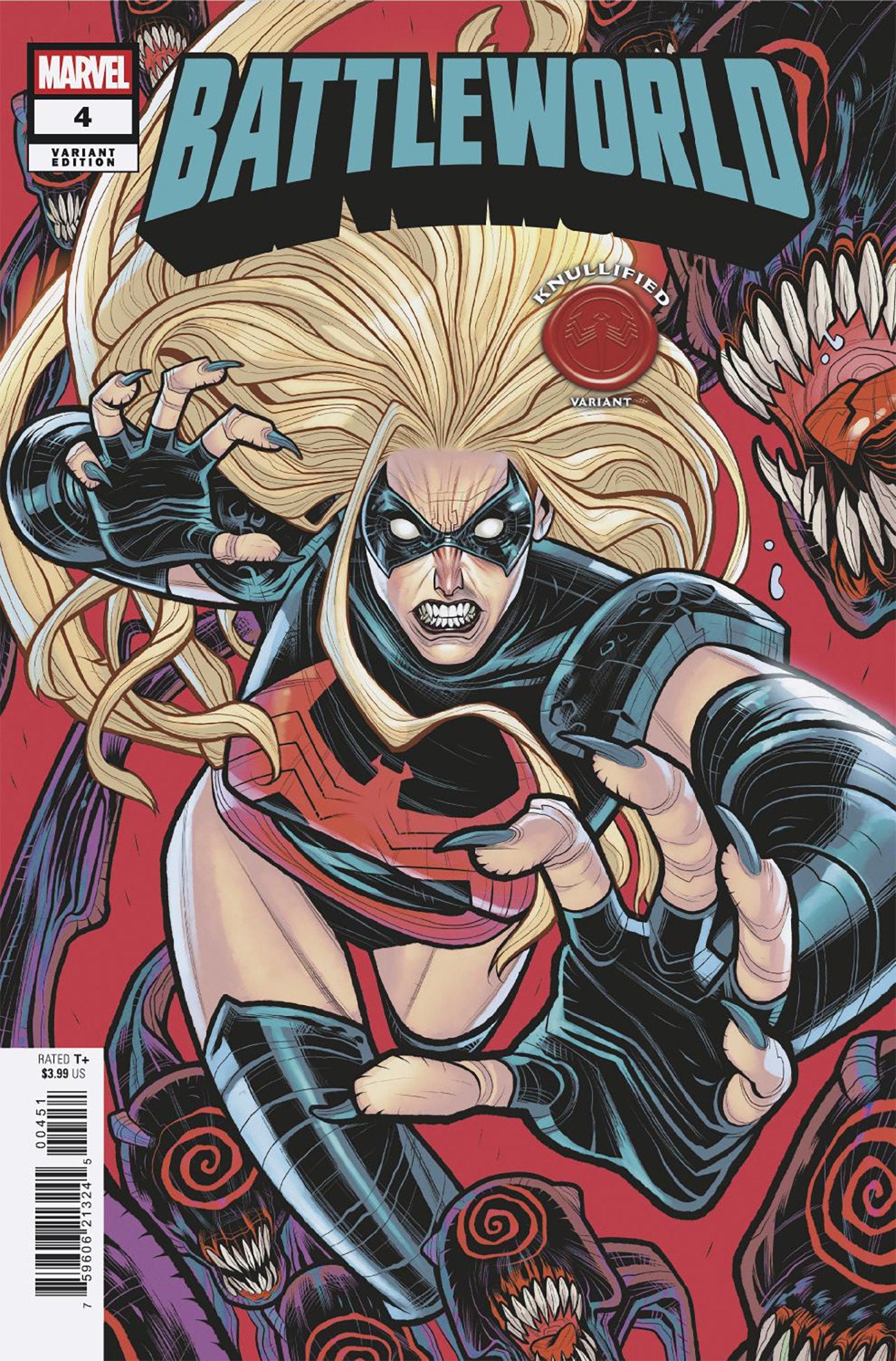 Stock Photo of  Battleworld #4 Elizabeth Torque Knullified Variant Marvel Comics Comics sold by Stronghold Collectibles of Acadiana Lafayette, LA