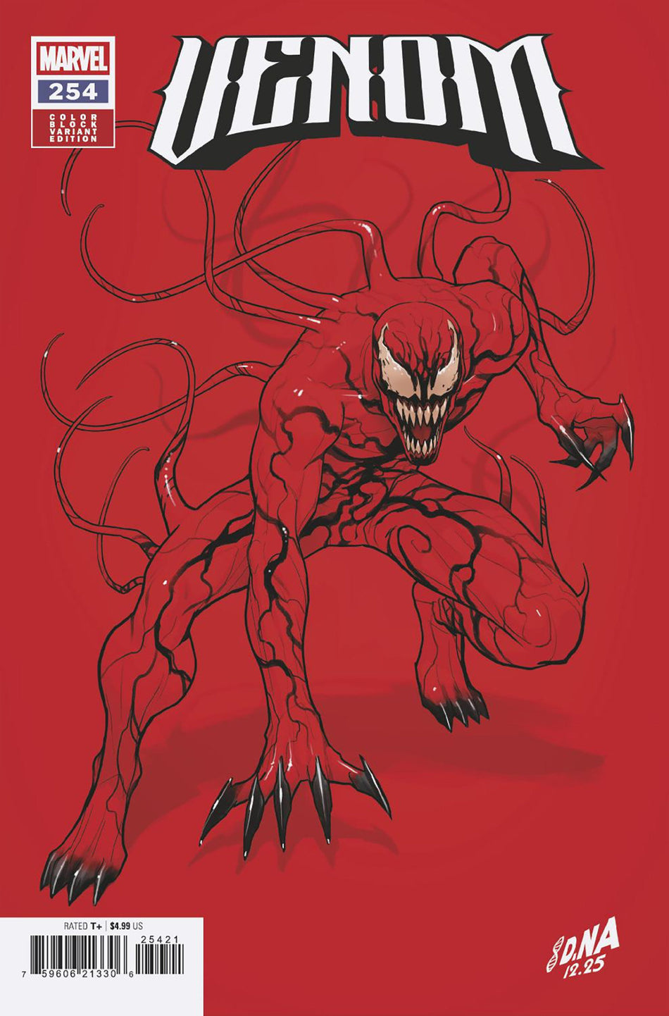 Stock Photo of  Venom #254 David Nakayama Color Block Red Variant Marvel Comics Comics sold by Stronghold Collectibles of Acadiana Lafayette, LA