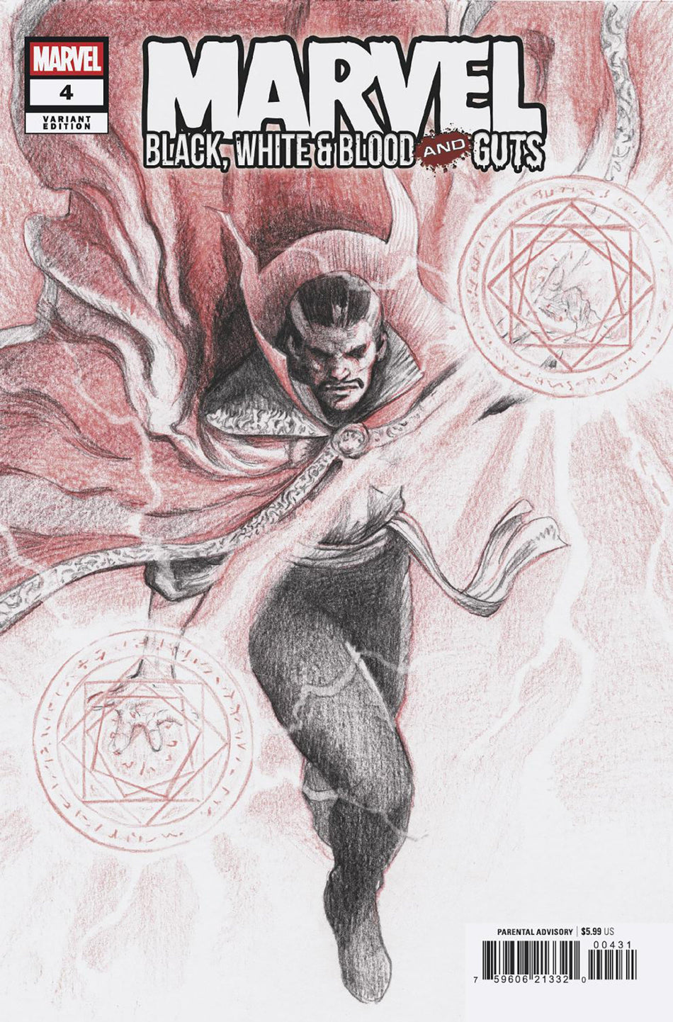 Stock Photo of  Marvel: Black, White & Blood And Guts #4 Mistsuhiro Arita Variant Marvel Comics Comics sold by Stronghold Collectibles of Acadiana Lafayette, LA