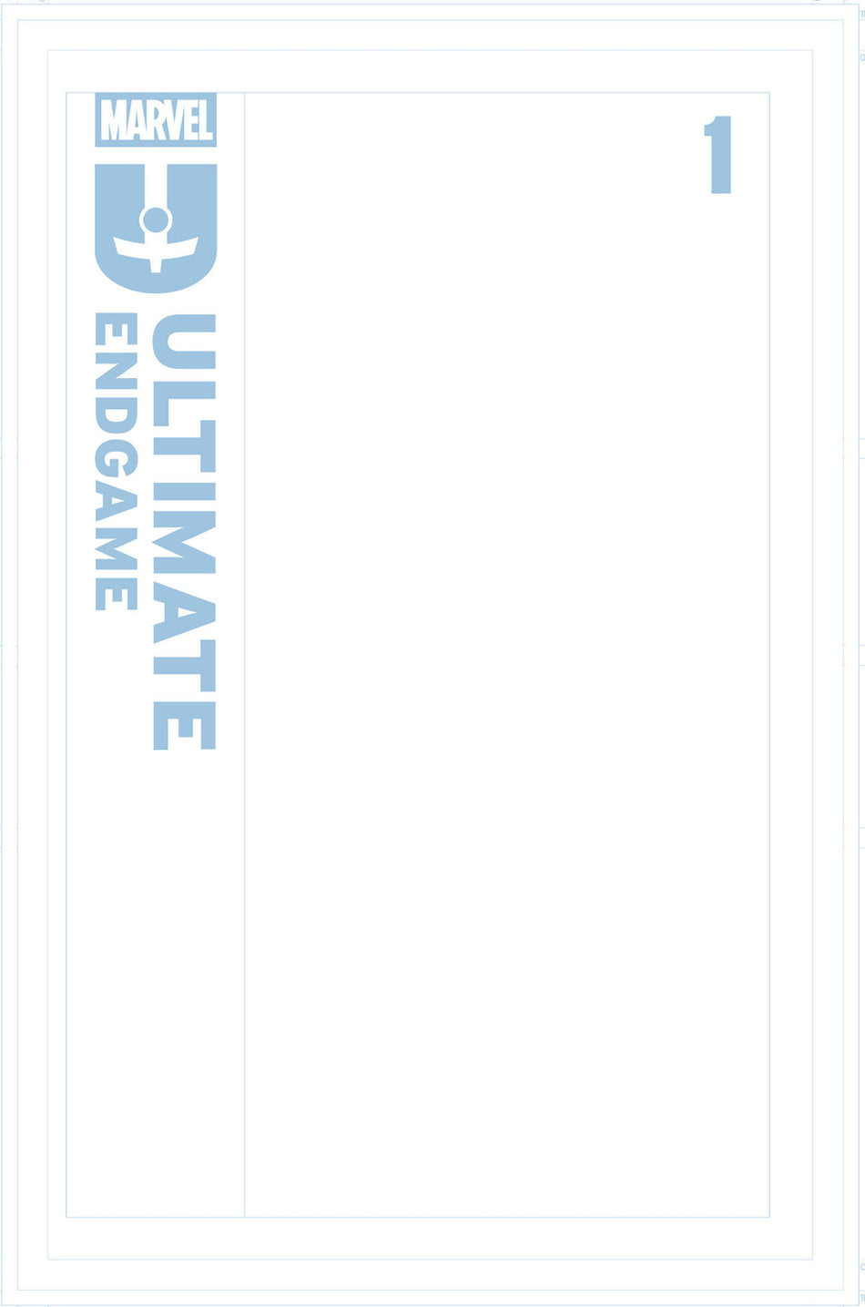 Stock Photo of  Ultimate Endgame #1 Blue Line Blank Variant Marvel Comics Comics sold by Stronghold Collectibles of Acadiana Lafayette, LA