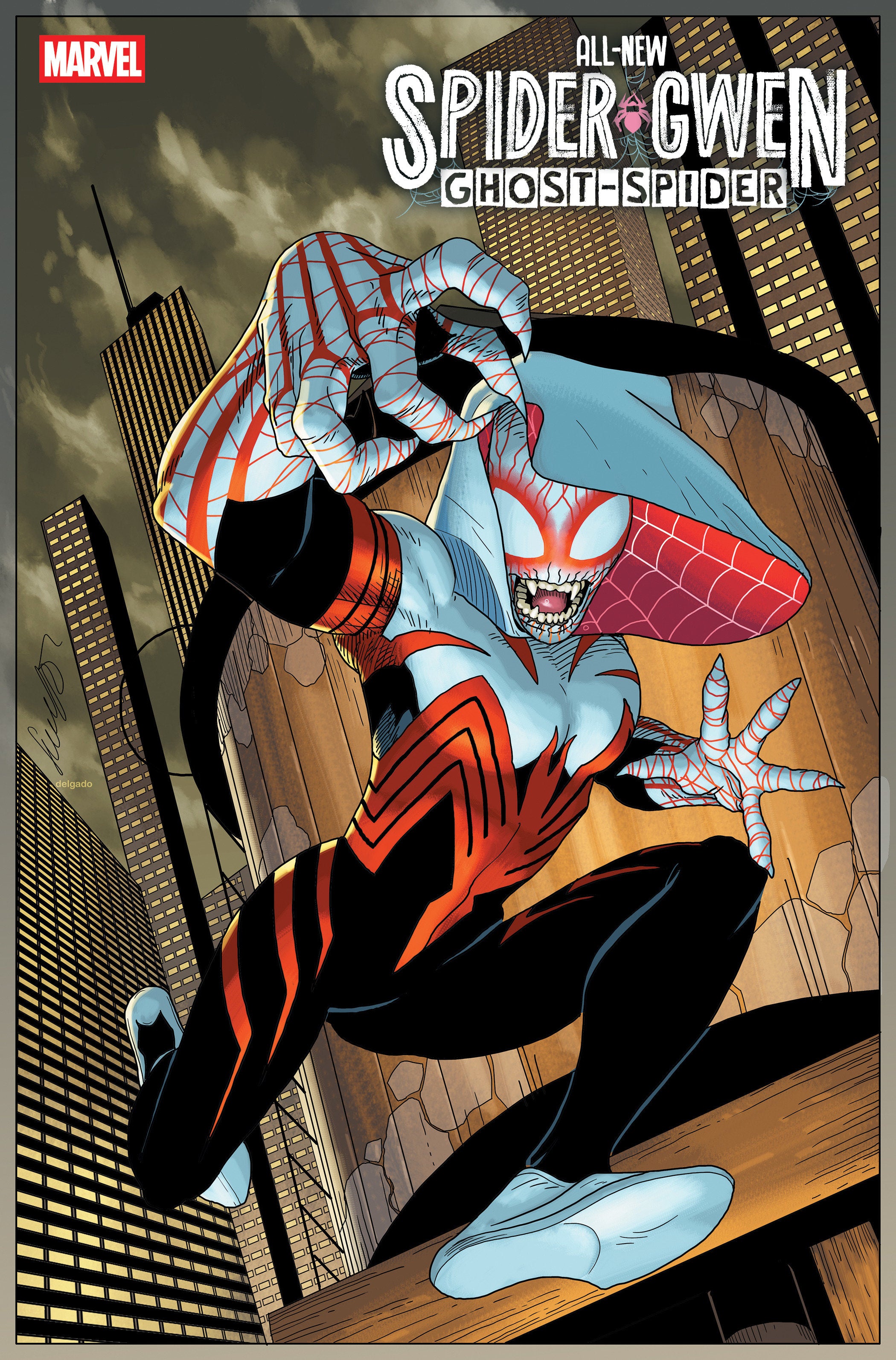 Stock Photo of  All New Spider Gwen: The Ghost Spider #5 Salvador Larroca Knullified Variant Marvel Comics Comics sold by Stronghold Collectibles of Acadiana Lafayette, LA