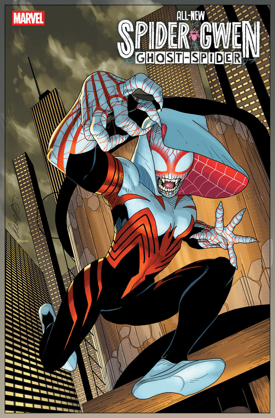 Stock Photo of  All New Spider Gwen: The Ghost Spider #5 Salvador Larroca Knullified Variant Marvel Comics Comics sold by Stronghold Collectibles of Acadiana Lafayette, LA
