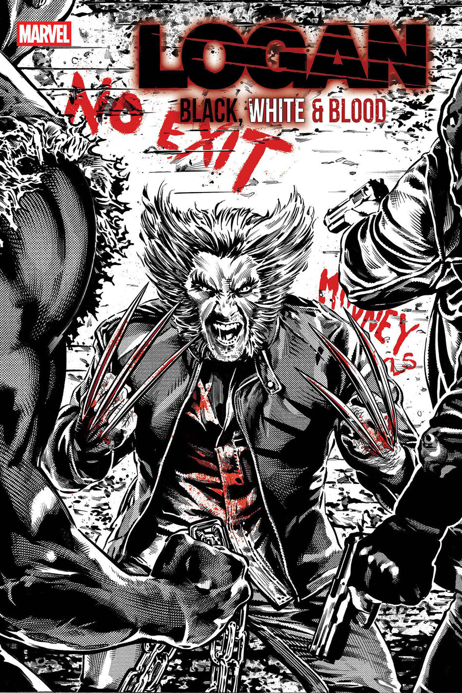 Stock Photo of  Logan: Black, White & Blood #2 Stephen Mooney Variant Marvel Comics Comics sold by Stronghold Collectibles of Acadiana Lafayette, LA