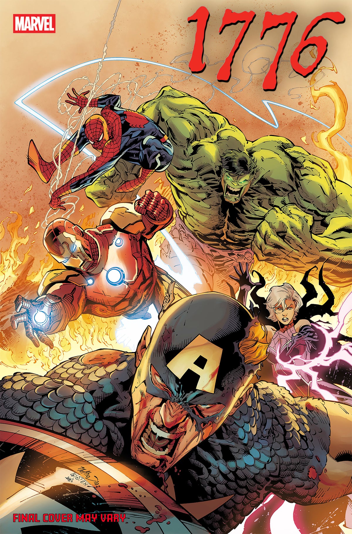 Stock Photo of  1776 #4 Netho Diaz Variant Marvel Comics Comics sold by Stronghold Collectibles of Acadiana Lafayette, LA