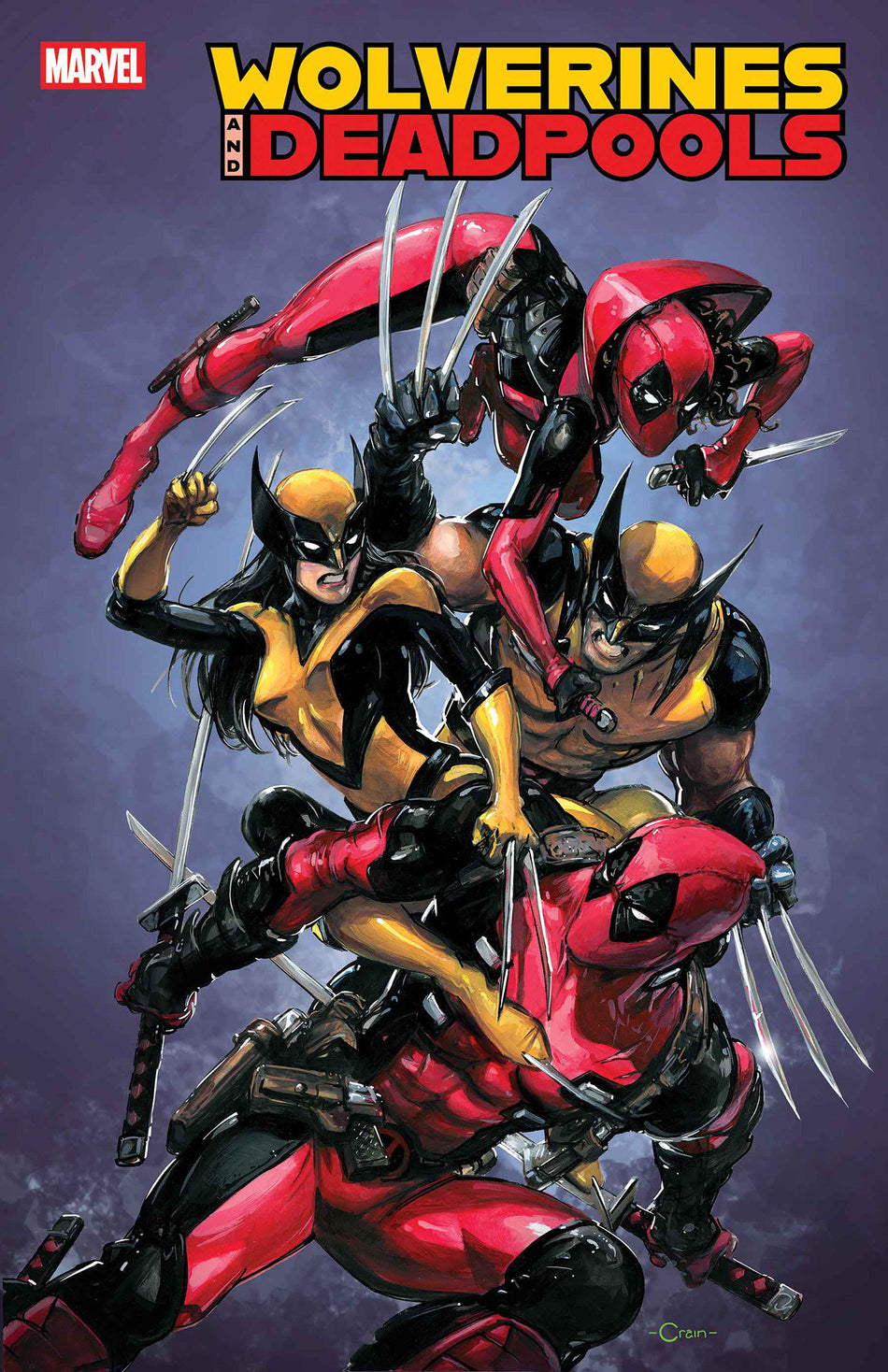 Stock Photo of Wolverines & Deadpools #3 Clayton Crain Variant Marvel Comics Comics sold by Stronghold Collectibles of Acadiana Lafayette, LA