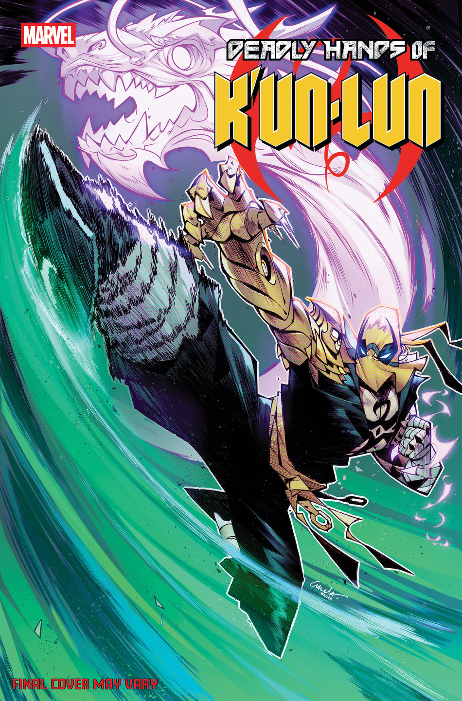 Stock Photo of  Deadly Hands Of K'un Lun #1 Leo Chiola Undead Iron Fist Variant Marvel Comics Comics sold by Stronghold Collectibles of Acadiana Lafayette, LA