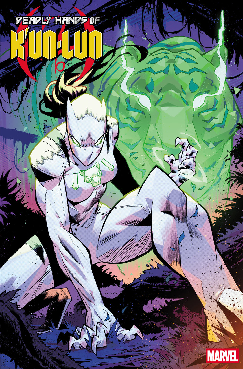 Stock Photo of  Deadly Hands Of K'un Lun #3 Leo Chiola White Tiger Variant Marvel Comics Comics sold by Stronghold Collectibles of Acadiana Lafayette, LA