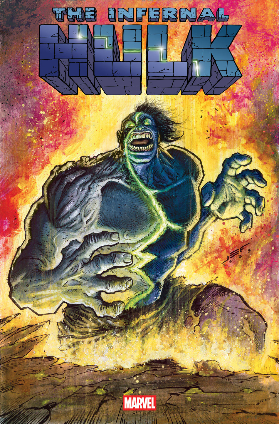 Stock Photo of  Infernal Hulk #1 Juan Ferreyra 1:25 Variant Marvel Comics Comics sold by Stronghold Collectibles of Acadiana Lafayette, LA