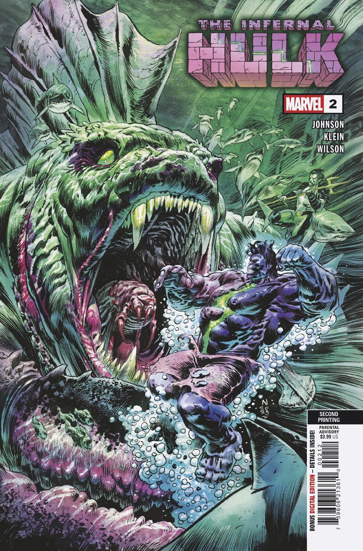 Stock Photo of  Infernal Hulk #2 Nic Klein 2nd Printing Variant Marvel Comics Comics sold by Stronghold Collectibles of Acadiana Lafayette, LA