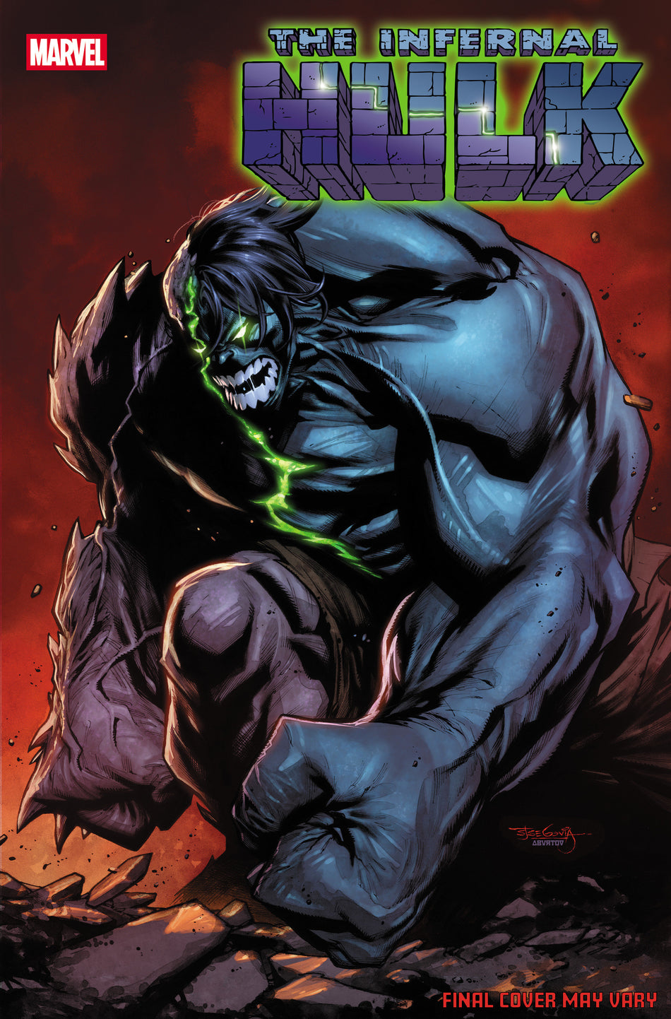 Stock Photo of  Infernal Hulk #3 Stephen Segovia 1:25 Variant Marvel Comics Comics sold by Stronghold Collectibles of Acadiana Lafayette, LA