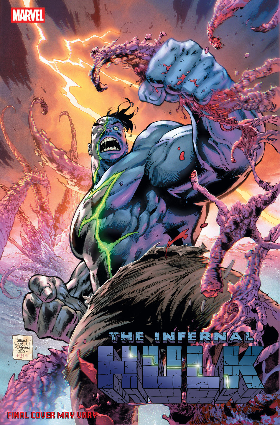 Stock Photo of  Infernal Hulk #4 Tony Daniel Variant Marvel Comics Comics sold by Stronghold Collectibles of Acadiana Lafayette, LA