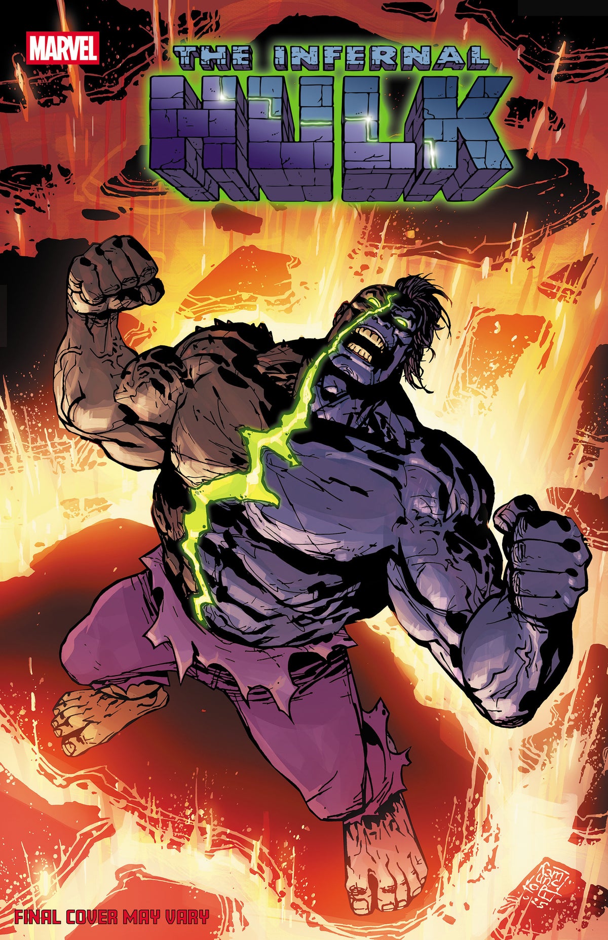 Stock Photo of  Infernal Hulk #5 Giuseppe Camuncoli 1:25 Variant Marvel Comics Comics sold by Stronghold Collectibles of Acadiana Lafayette, LA