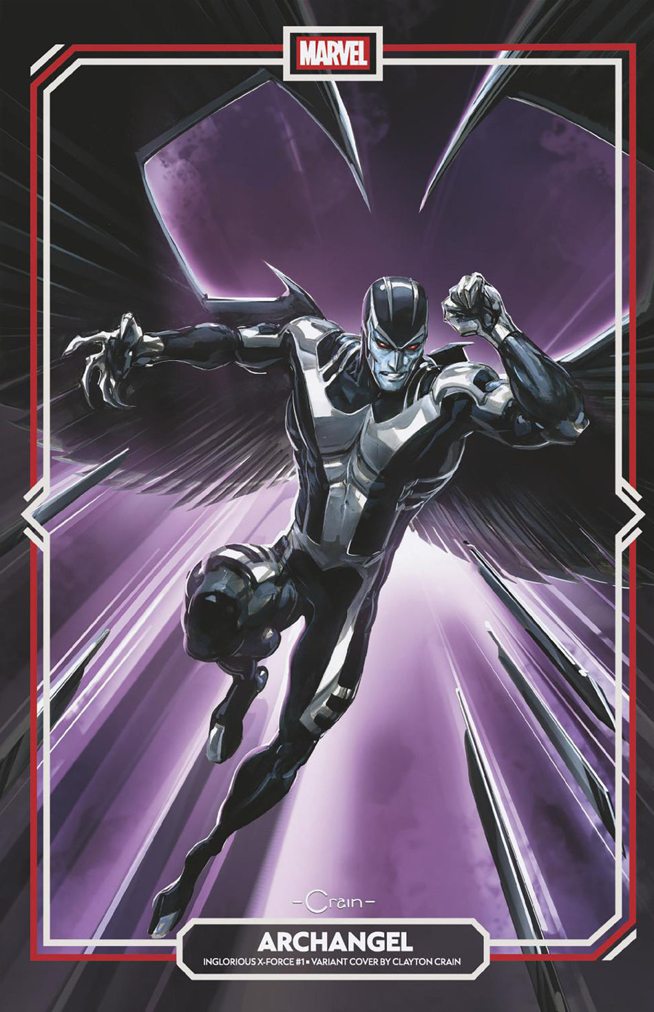 Stock Photo of  Inglorious X Force #1 Clayton Crain Variant Marvel Comics Comics sold by Stronghold Collectibles of Acadiana Lafayette, LA