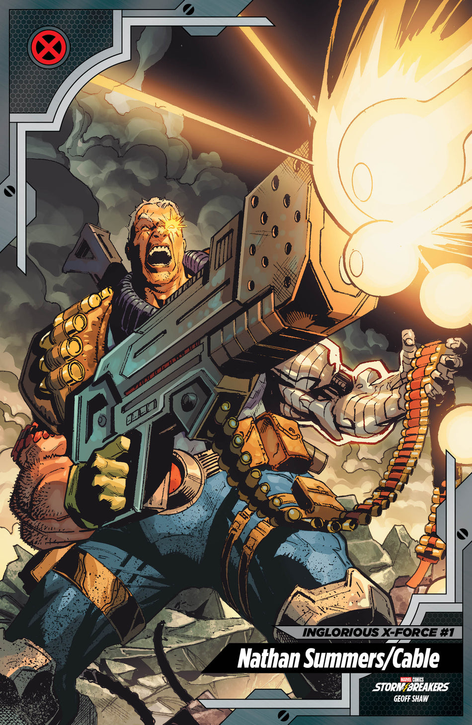 Stock Photo of  Inglorious X Force #1 Geoff Shaw X-Men Trading Card Variant Marvel Comics Comics sold by Stronghold Collectibles of Acadiana Lafayette, LA