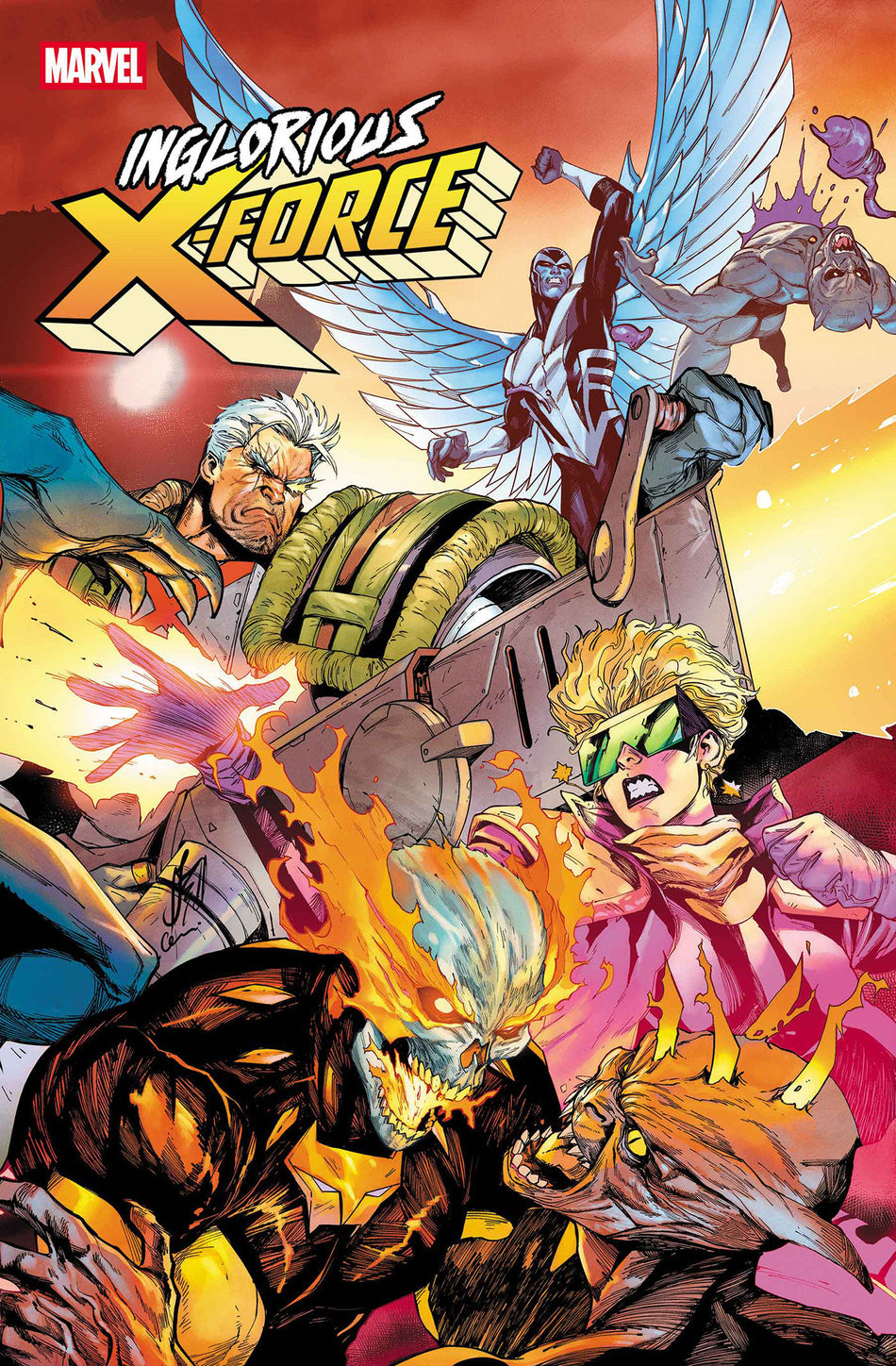 Stock Photo of  Inglorious X Force #2 Stefano Caselli Variant Marvel Comics Comics sold by Stronghold Collectibles of Acadiana Lafayette, LA