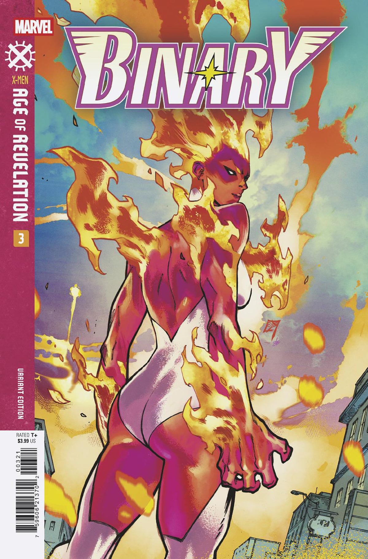 Stock Photo of  Binary #3 C.F. Villa Variant [AOR] Marvel Comics Comics sold by Stronghold Collectibles of Acadiana Lafayette, LA