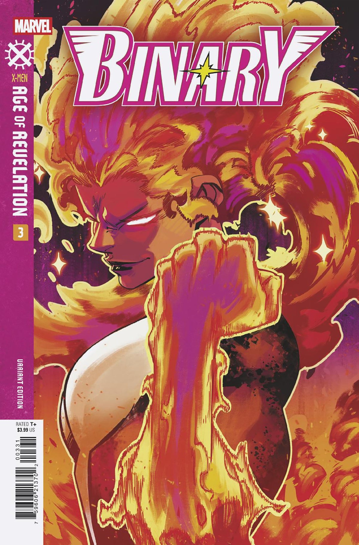 Stock Photo of  Binary #3 Daniele Dinicolo Variant [AOR] Marvel Comics Comics sold by Stronghold Collectibles of Acadiana Lafayette, LA